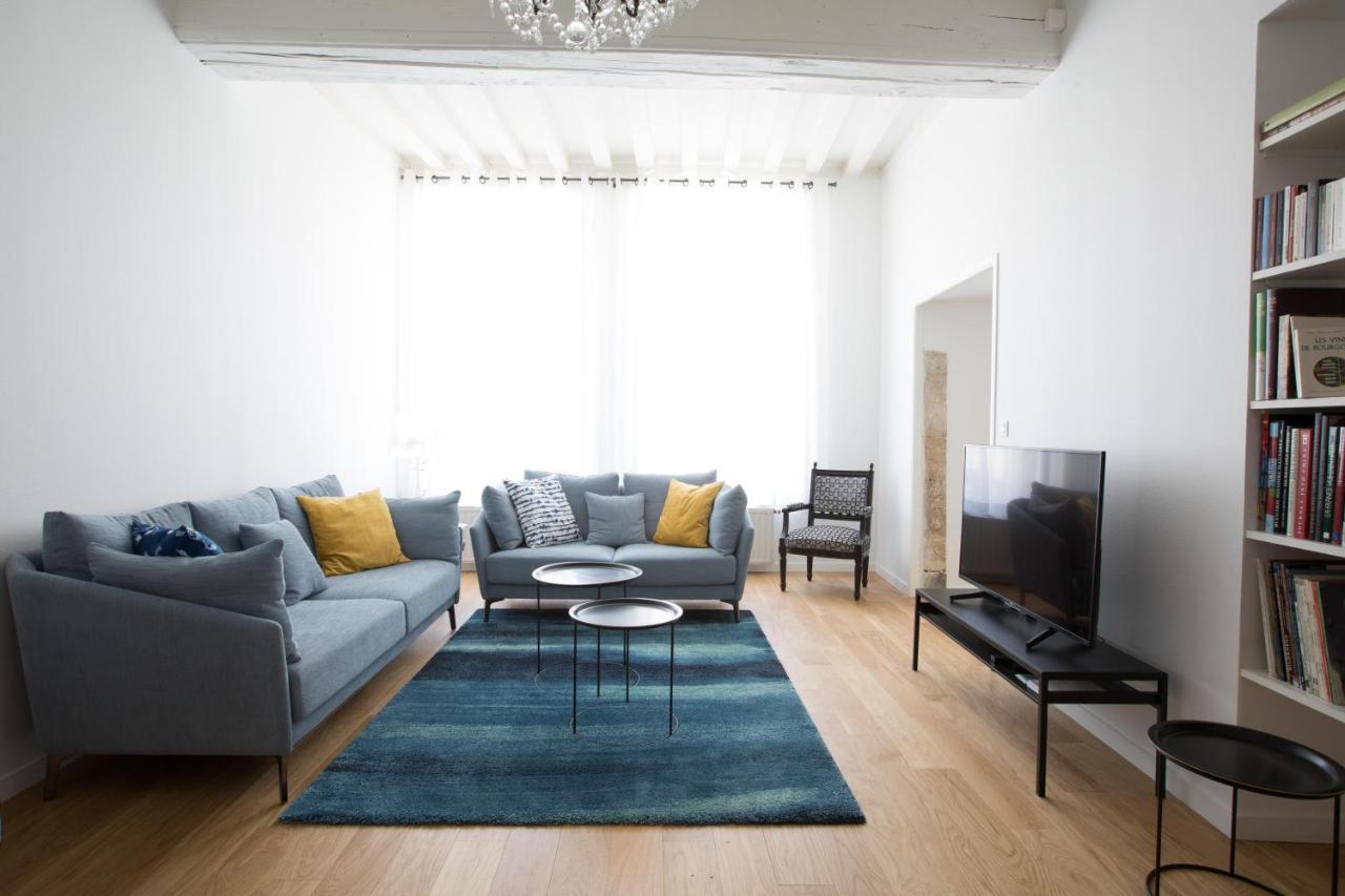 L'Aubertine - Appartement Hypercentre Avec Terrasse Beaune  Dış mekan fotoğraf