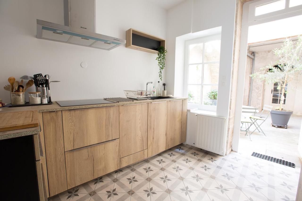 L'Aubertine - Appartement Hypercentre Avec Terrasse Beaune  Dış mekan fotoğraf